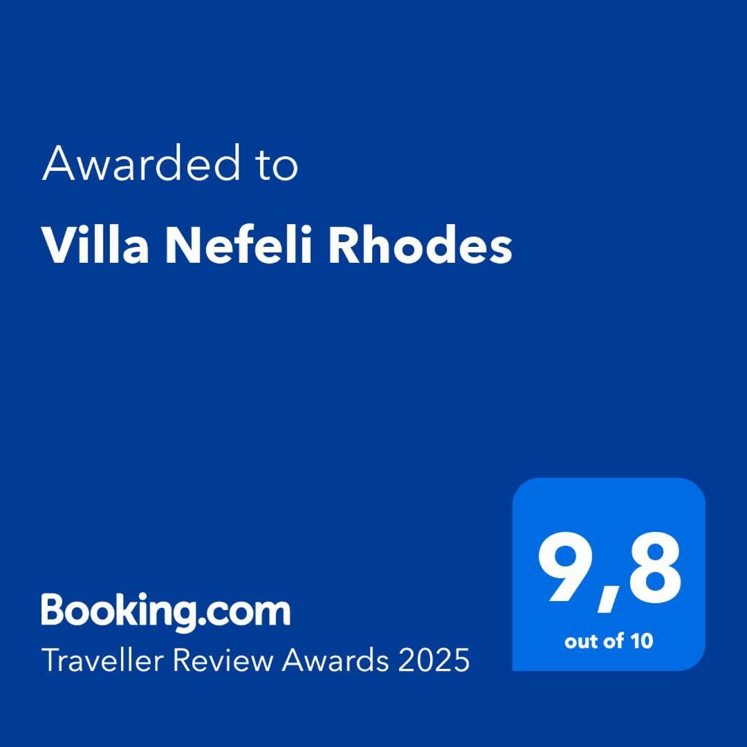 Villa Nefeli Rhodes Archangelos  Esterno foto